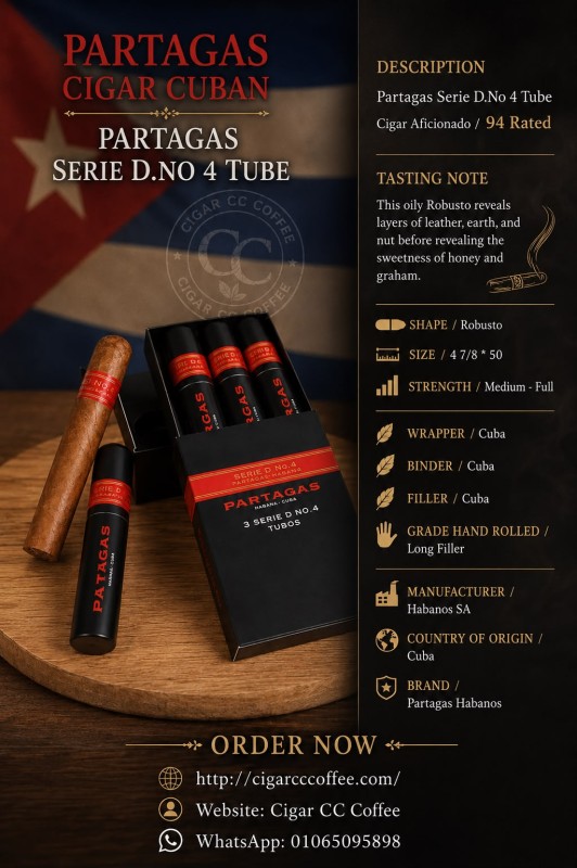 Partagas Serie D No.4 Tube