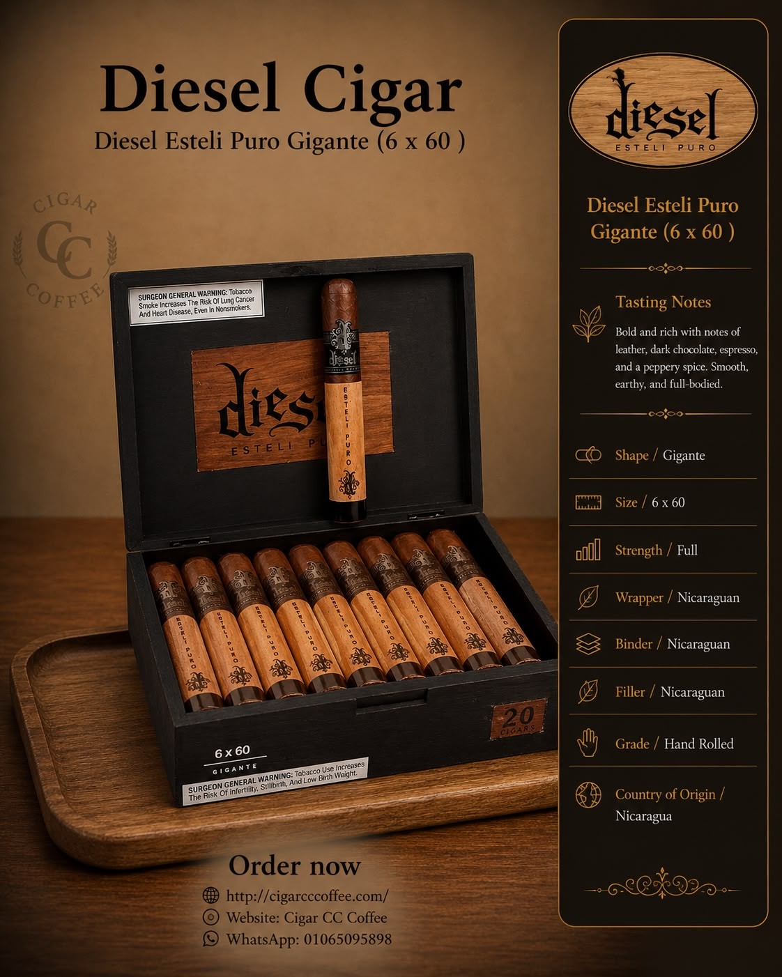 Diesel Esteli Puro Gigante