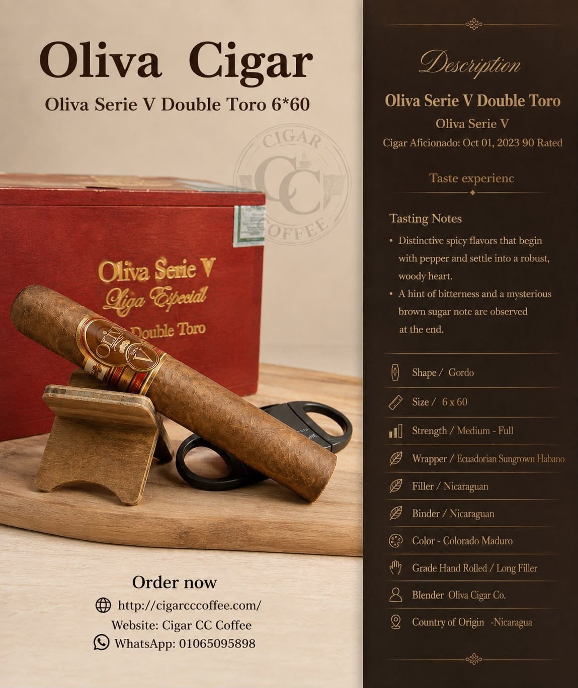 Oliva Serie V Double Toro
