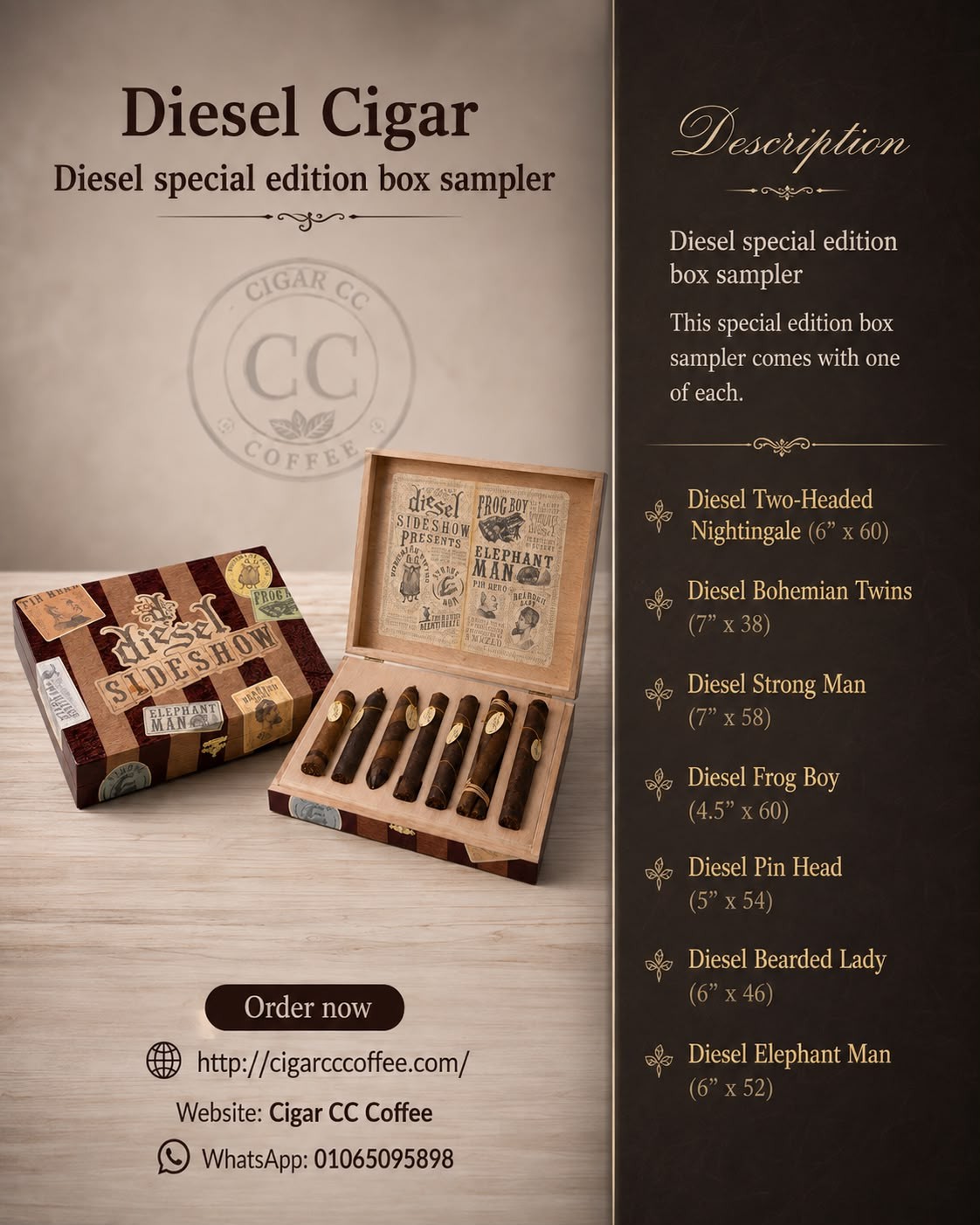 Diesel special edition box sampler