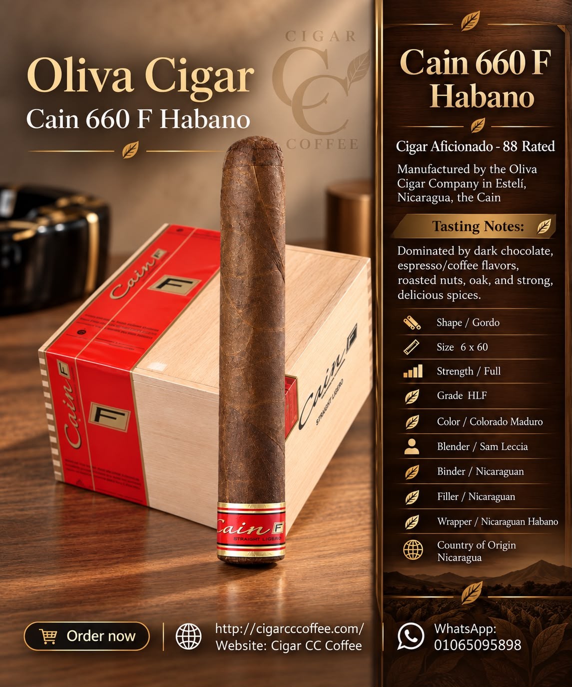 Cain 660 F Habano