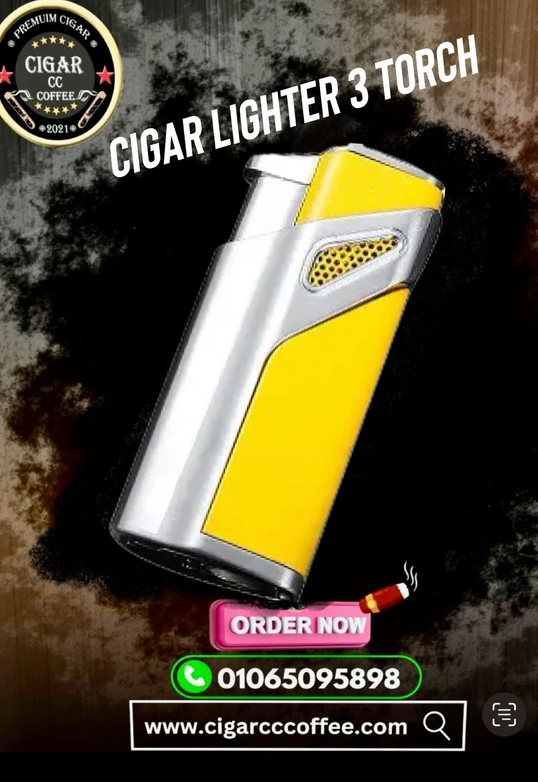 Cigar Lighter 3 torch