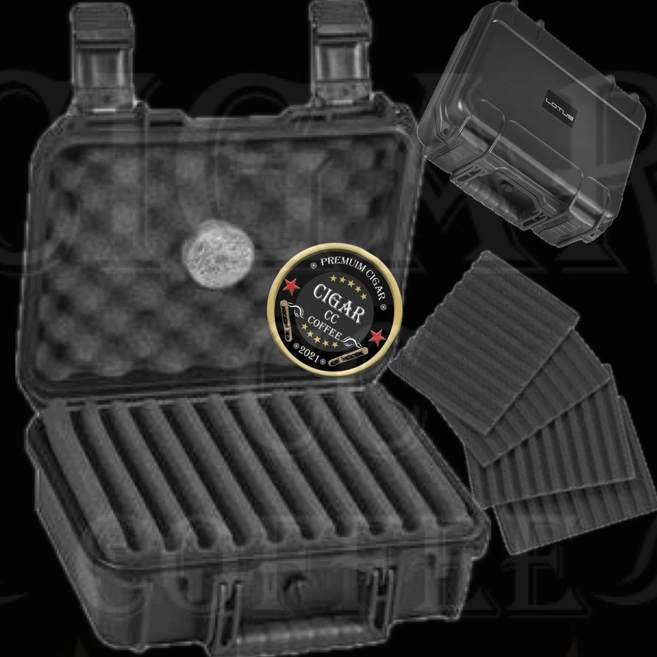 Lotus 40 Cigar Travel Humidor