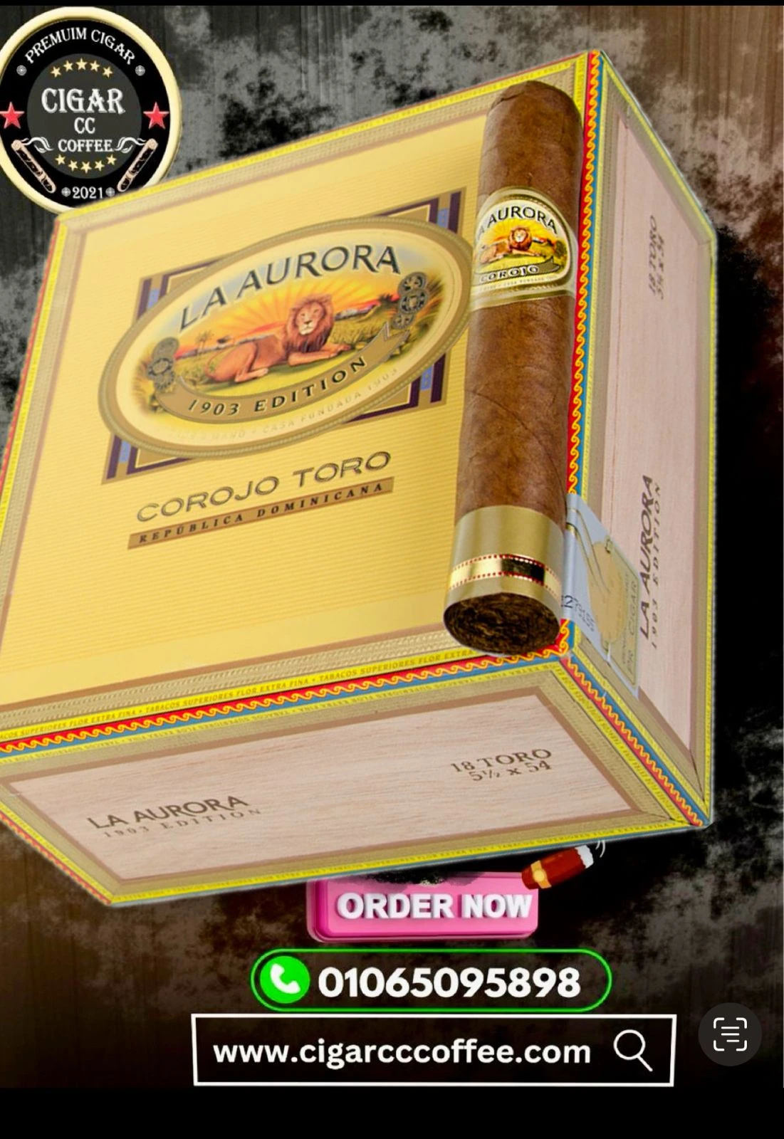 La Aurora Preferidos Gold Corojo Toro