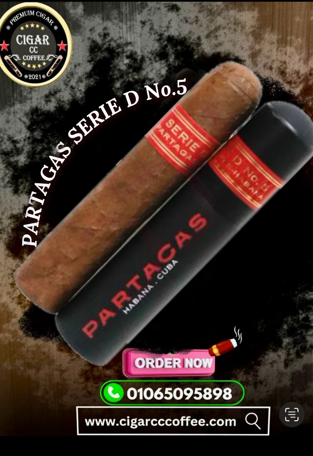 PARTAGAS SERIE D NO. 5 TUBOS