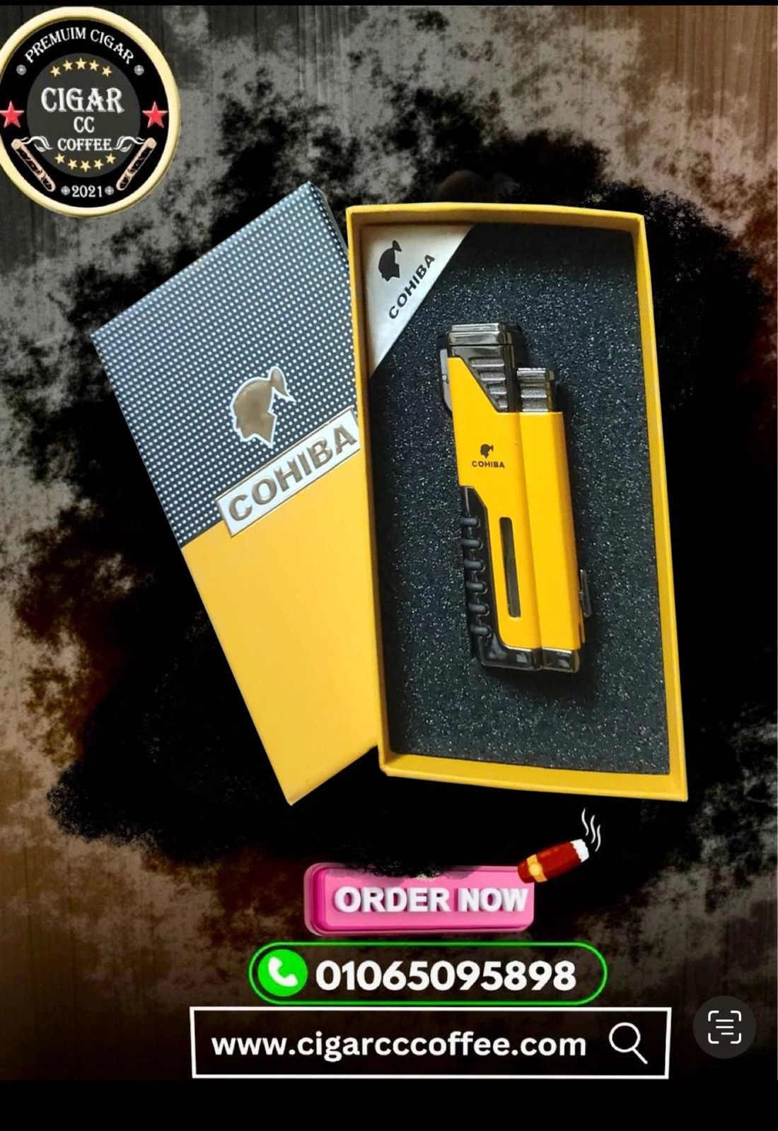 Cohiba Cigar Lighter 4 Torch