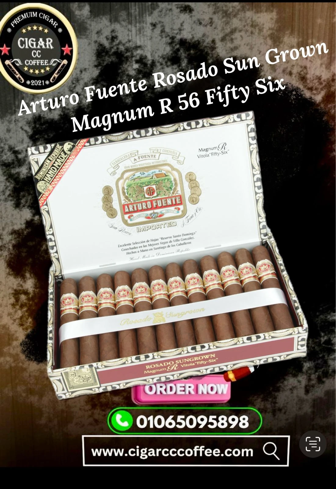 Arturo Fuente Rosado Sun Grown Magnum R 56 Fifty Six