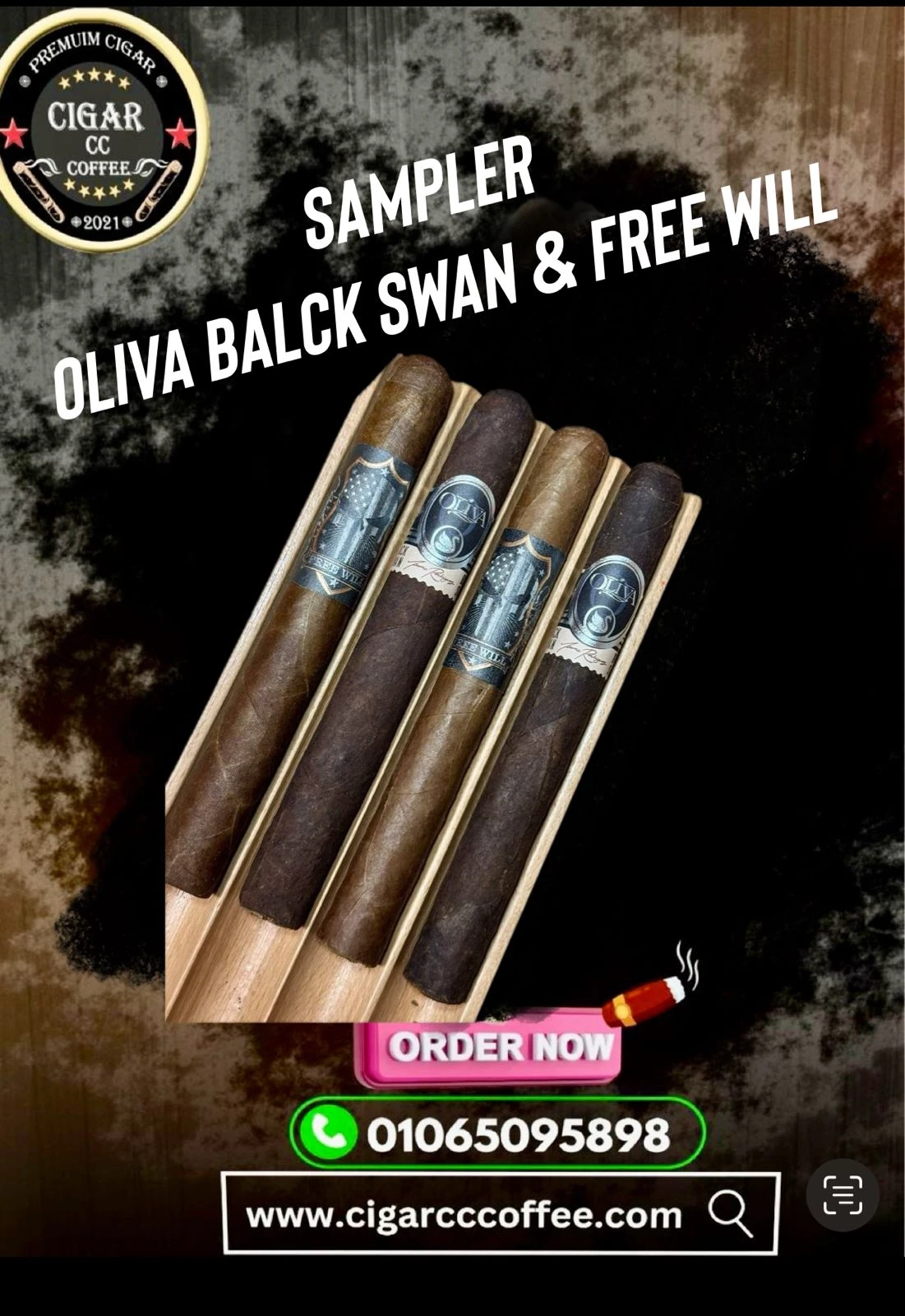 Sampler Oliva Black Swan & Free Will