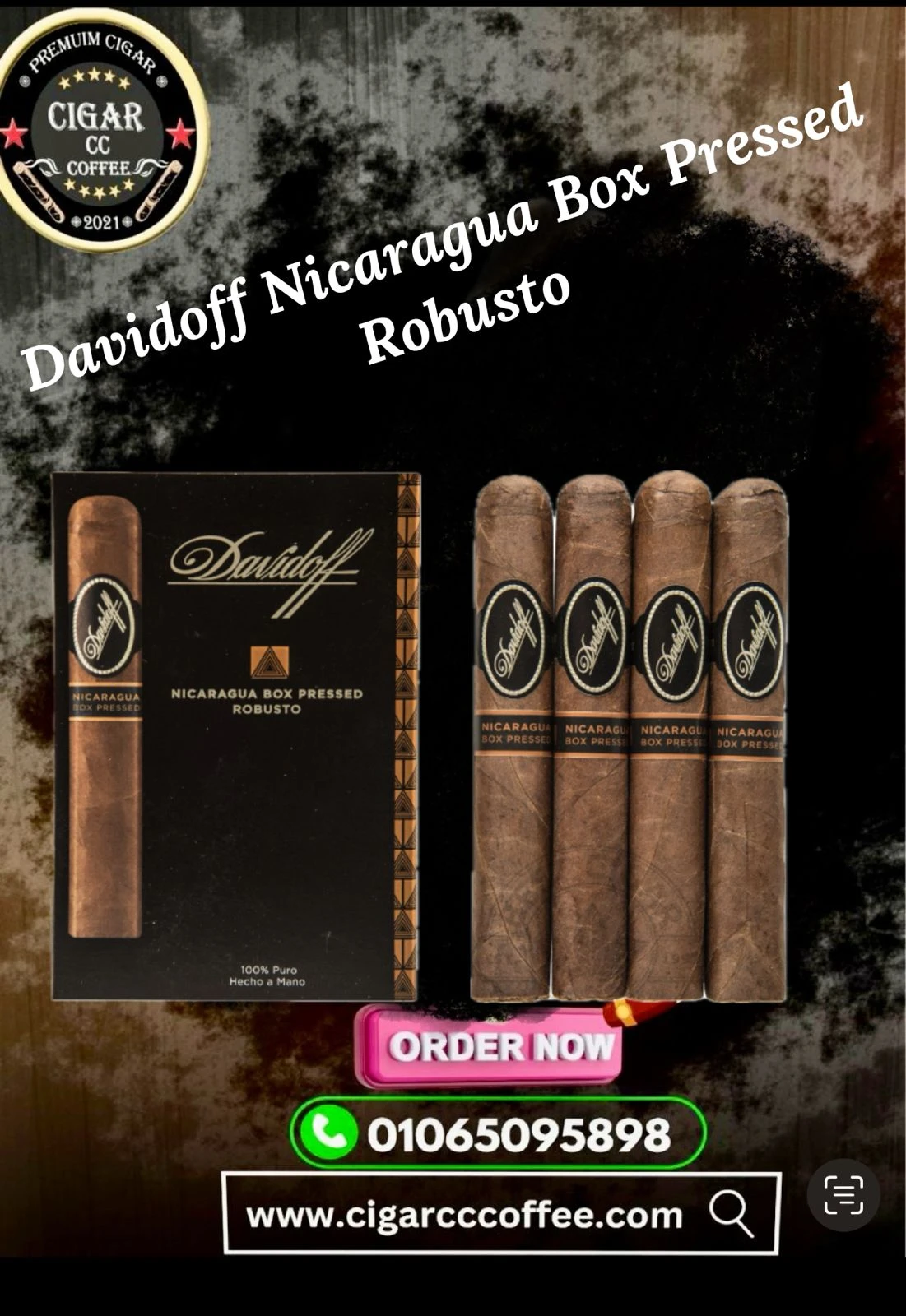 Davidoff Nicaragua Series Robusto Box-Presse
