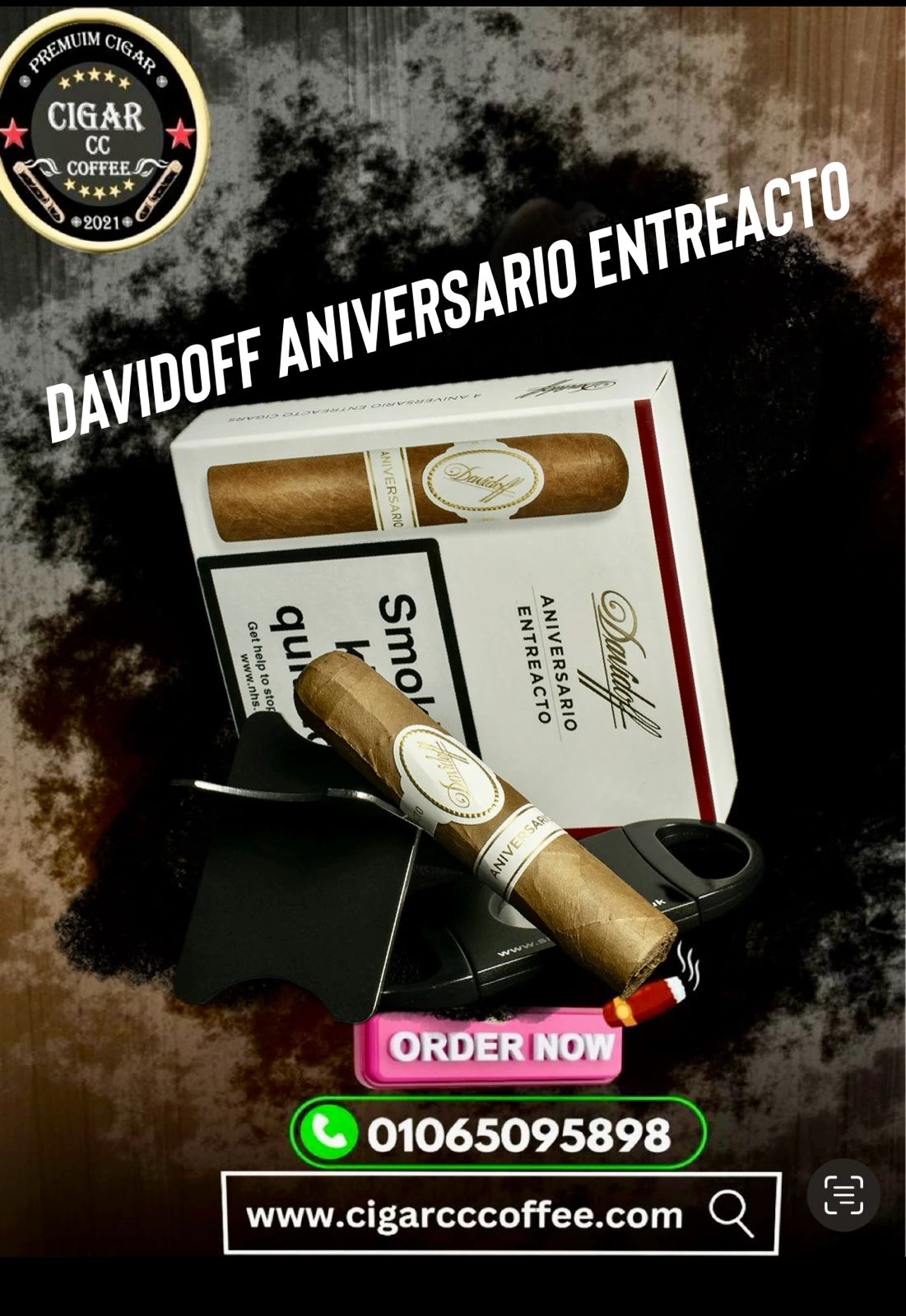 Davidoff Aniversario Entreacto Cigars - Pack of 4