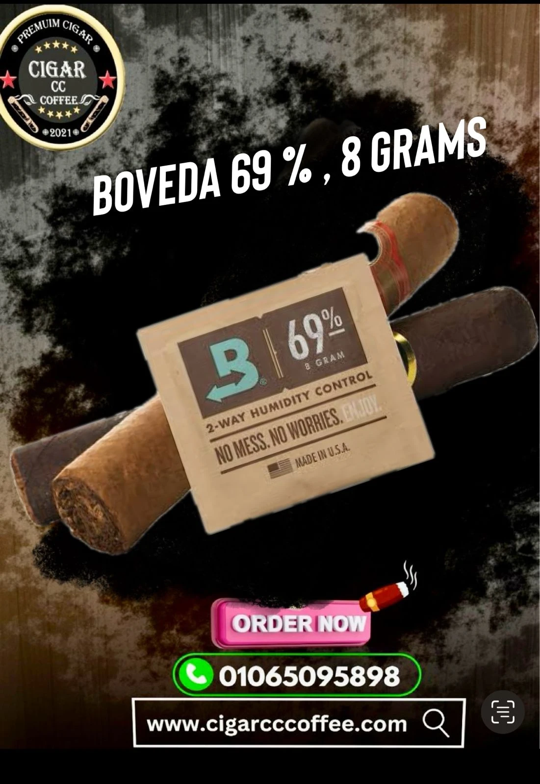 Boveda 69 % , 8 Grams