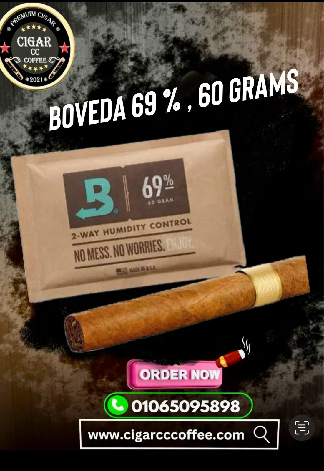 Boveda 65 % , 60 Grams