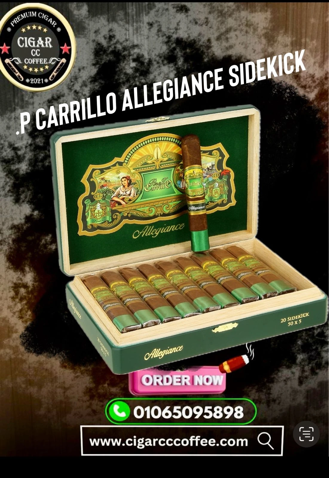 E.P Carrillo Allegiance Sidekick Robusto 5" * 50