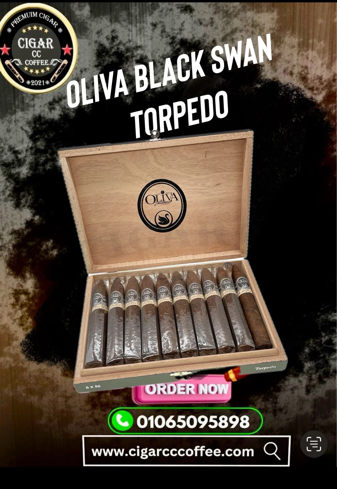 Oliva Black Swan Torpedo