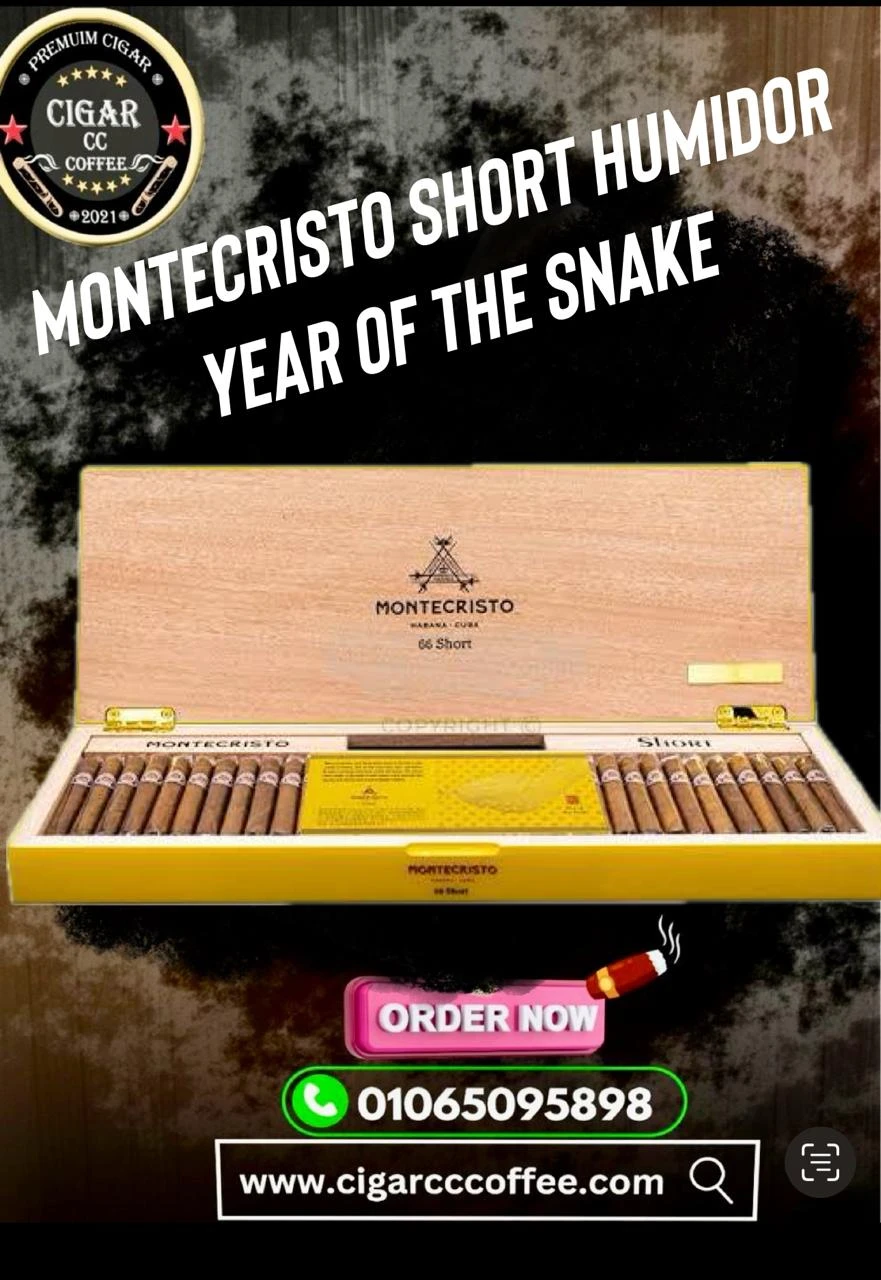 2025 Montecristo Short 66 Humidor Year Of The Snake Limitada Edition