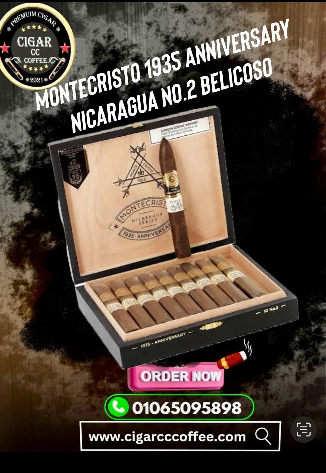 Montecristo 1935 Anniversary Nicaragua No.2 Belicoso