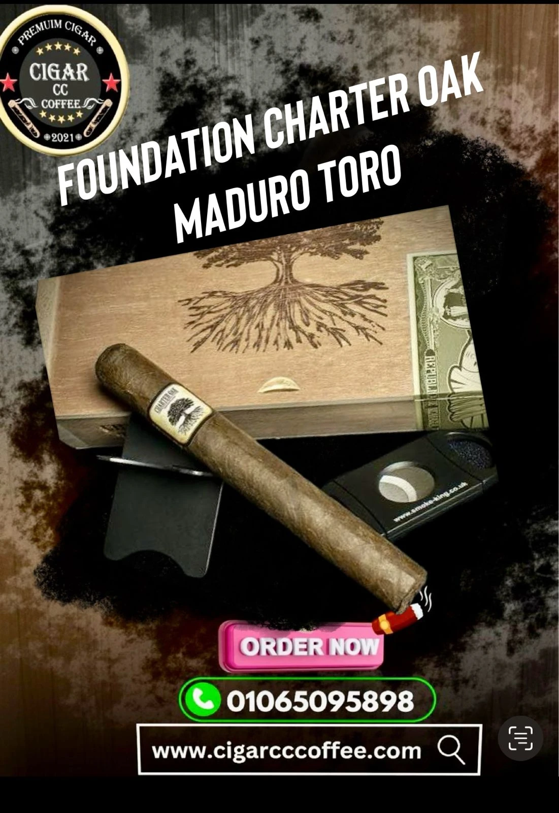 Foundation Charter Oak Maduro Toro