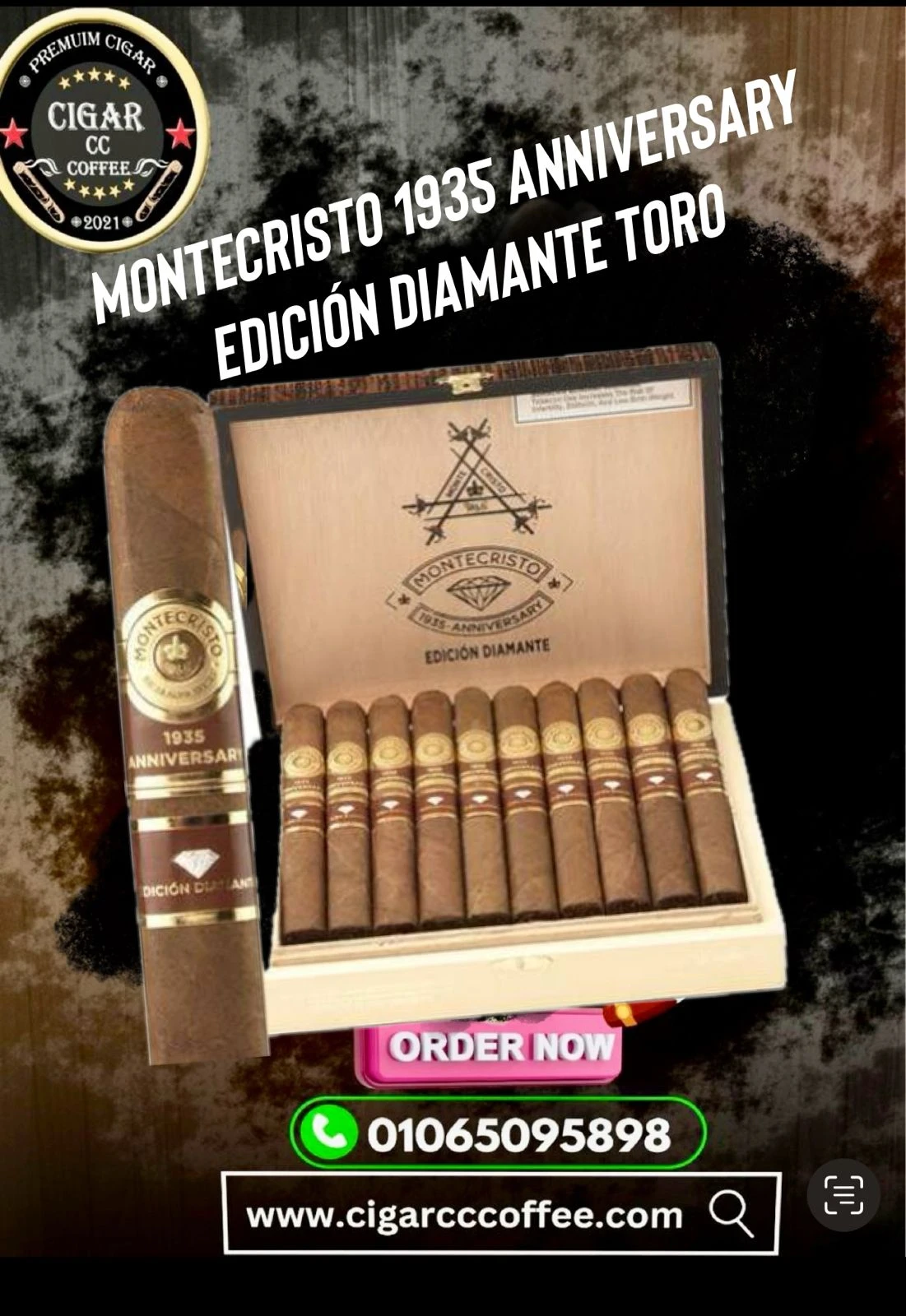 Montecristo 1935 Anniversary Edición Diamante Toro
