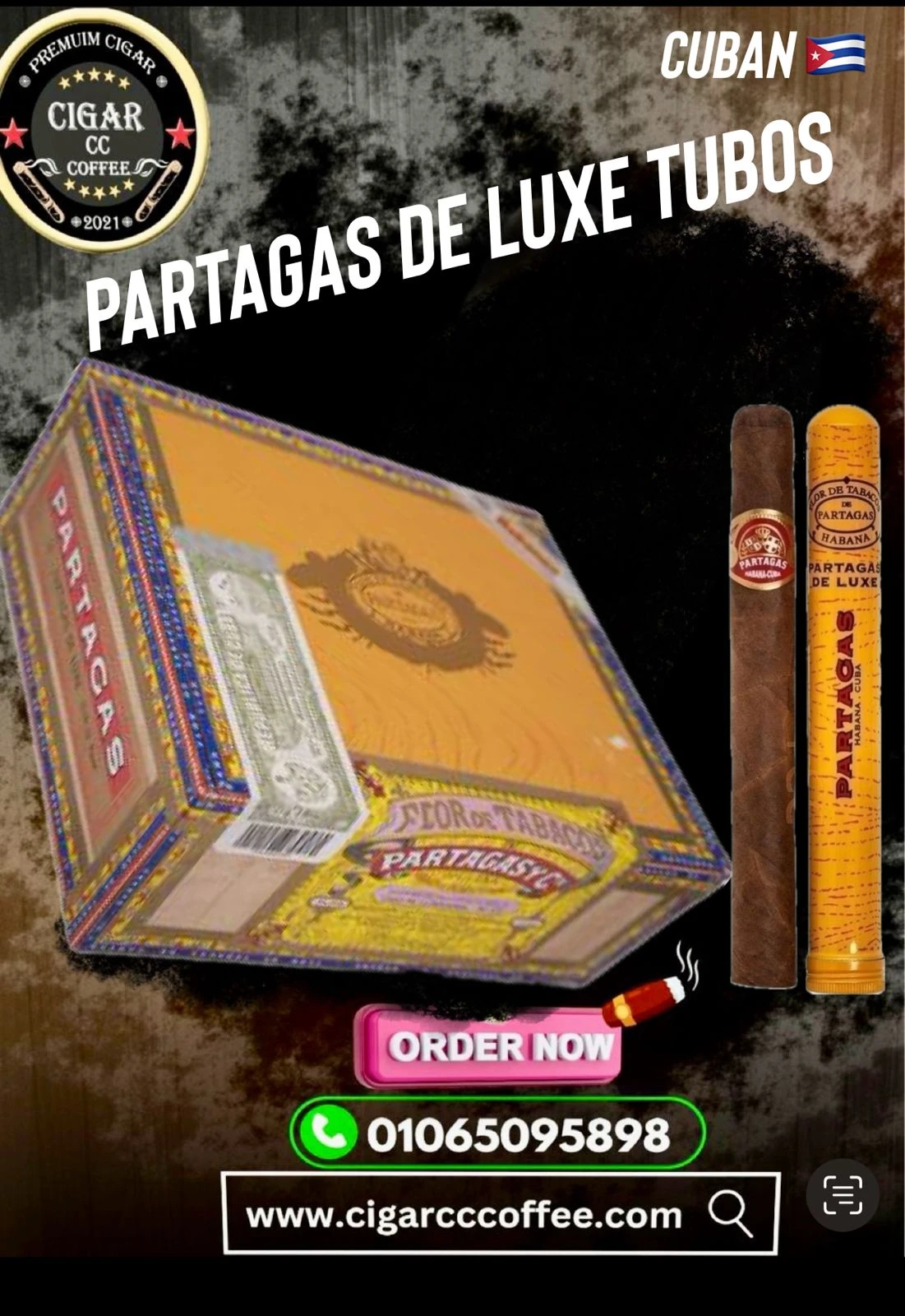 Partagas De Luxe Tubos