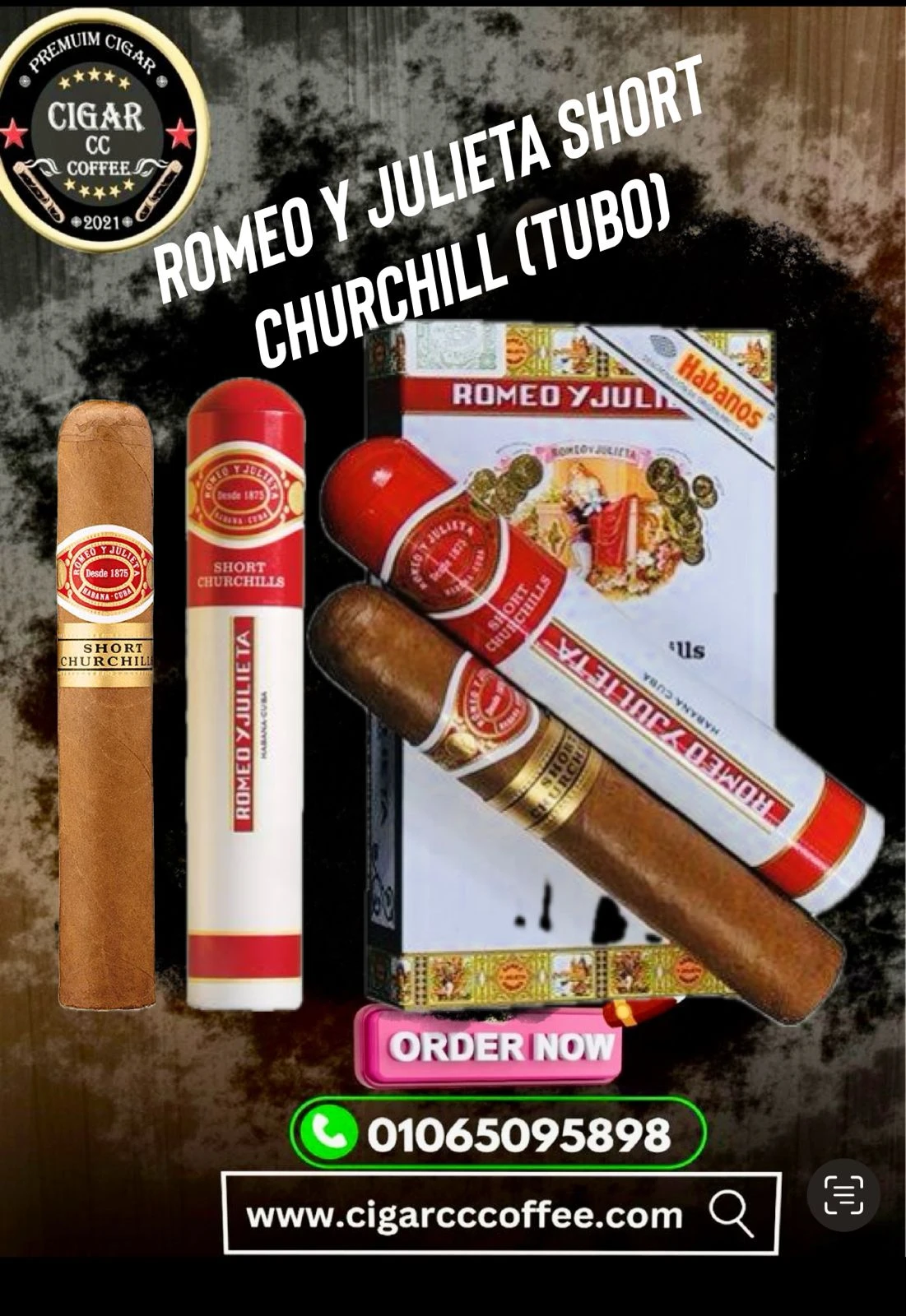 Romeo y Julieta Short Churchill (Tubo)