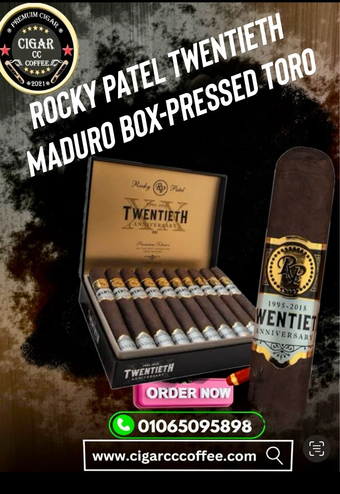 Rocky Patel Twentieth Maduro Box-Pressed Toro
