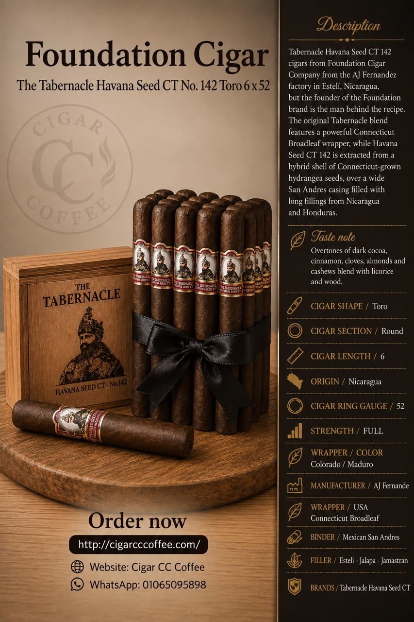 The Tabernacle Havana Seed CT No. 142 Toro 6*52