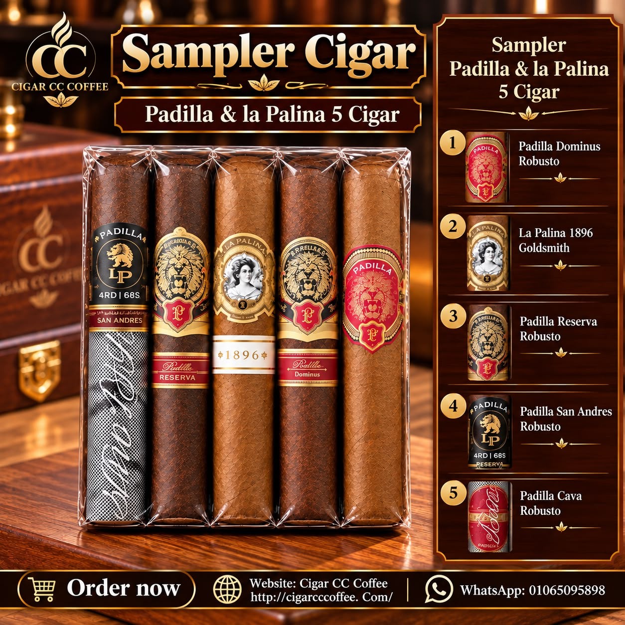Sampler Padilla & la Palina 5 Cigar