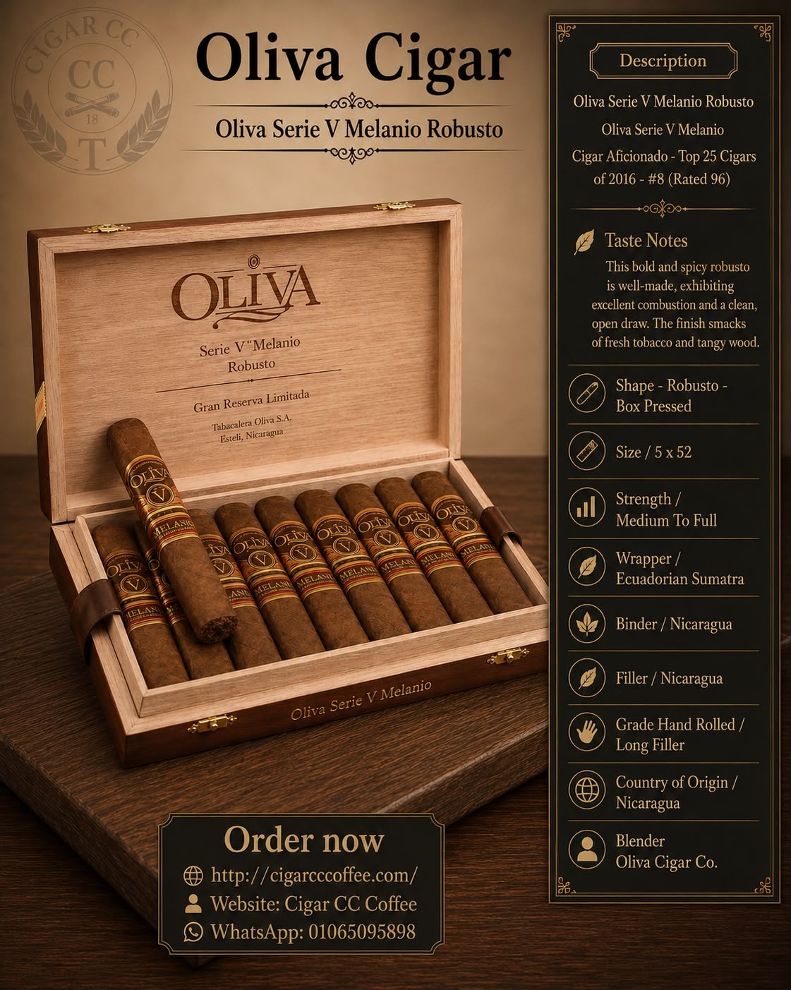 Oliva Serie V Melanio Robusto