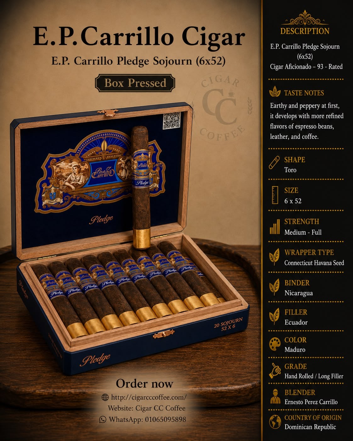 E.P. Carrillo Pledge Sojourn (6x52)