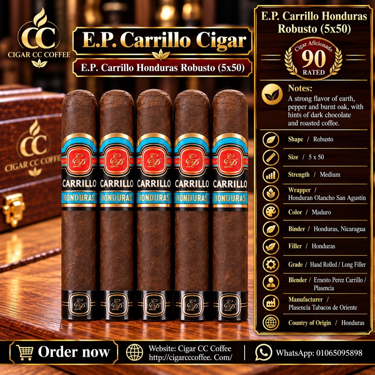 E.P. Carrillo Honduras Robusto (5x50)