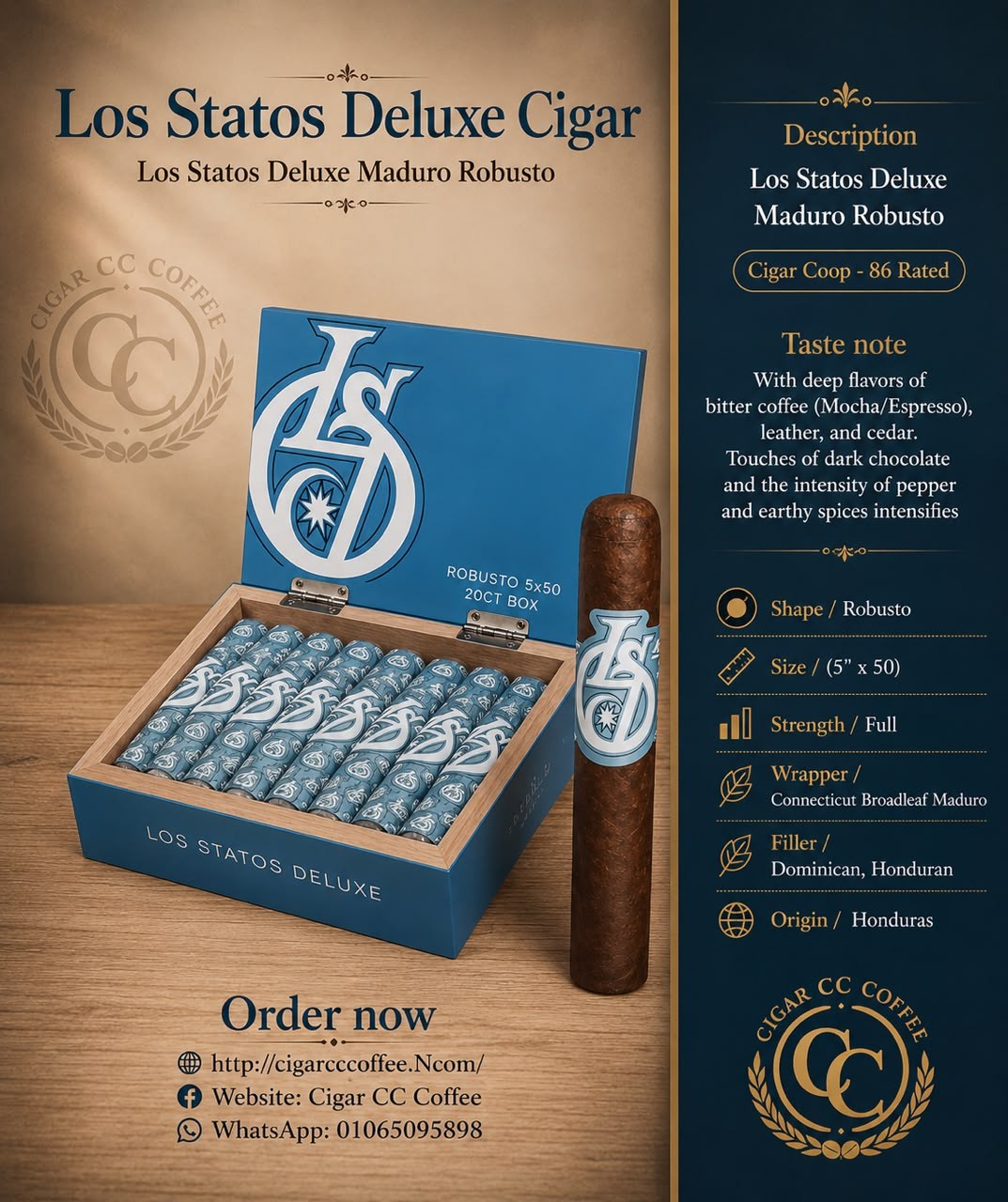 Los Statos Deluxe Maduro Robusto