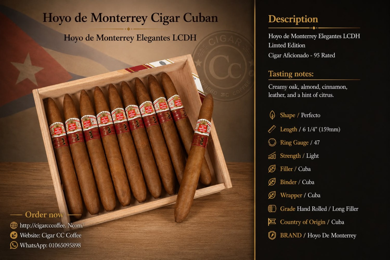 Hoyo de Monterrey Elegantes LCDH Limited Edition