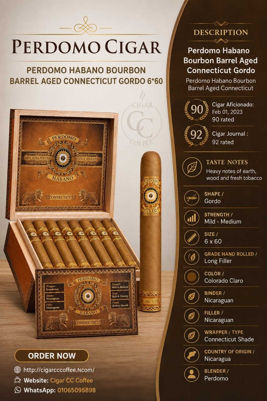 Perdomo Habano Bourbon Barrel Aged Connecticut Gordo