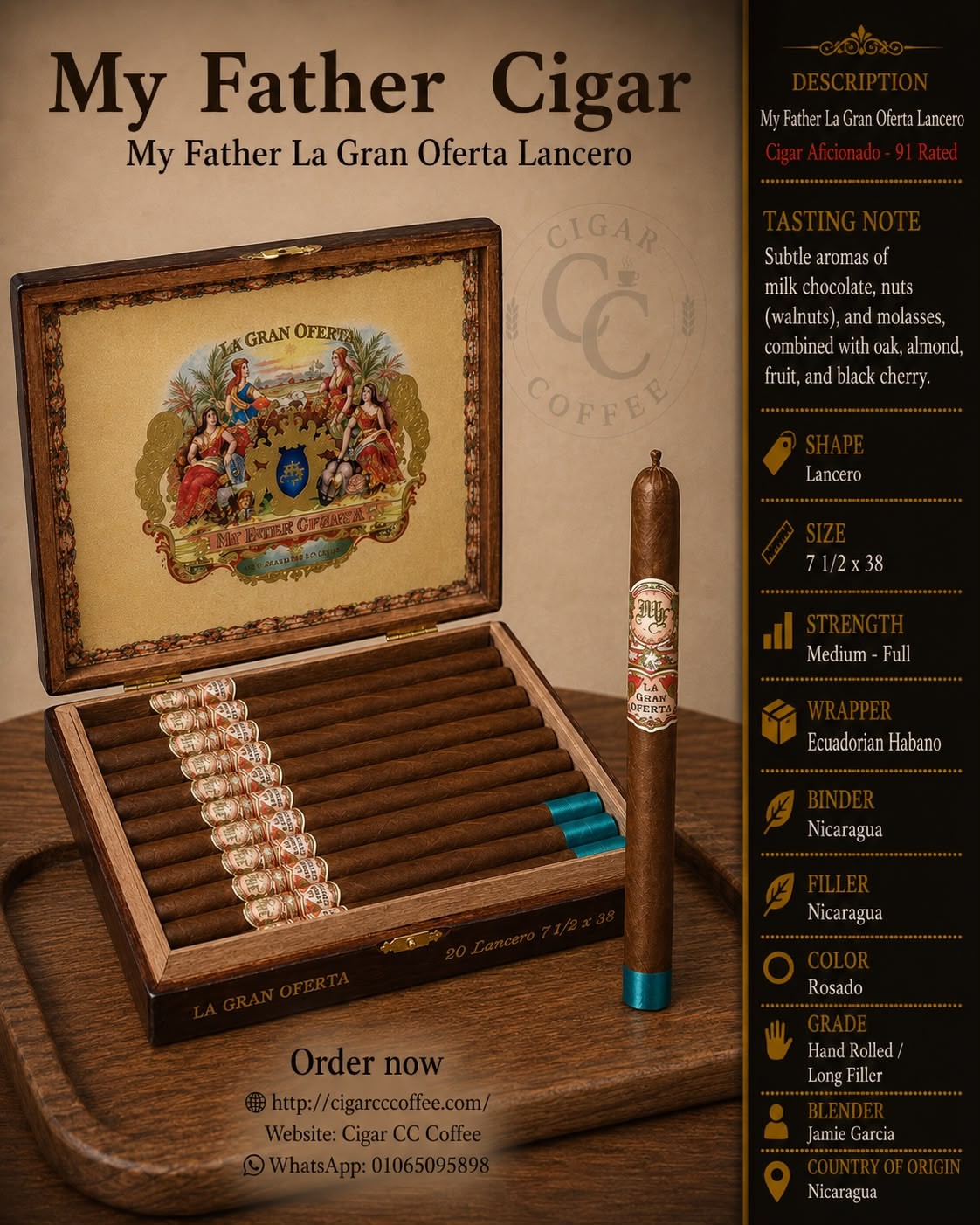 My Father La Gran Oferta Lancero