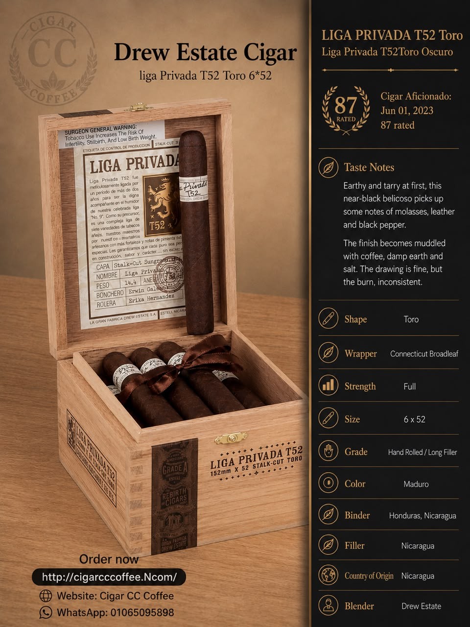 liga Privada T52 Toro 6*52