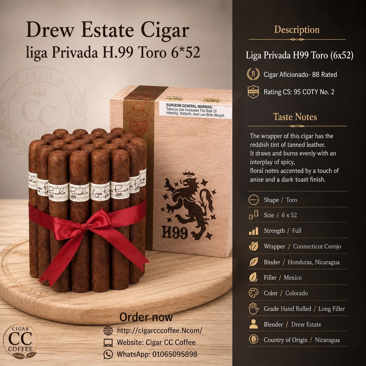 Liga Privada H99 Toro 6*52