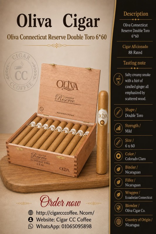 Oliva Connecticut Reserve Double Toro 6*60