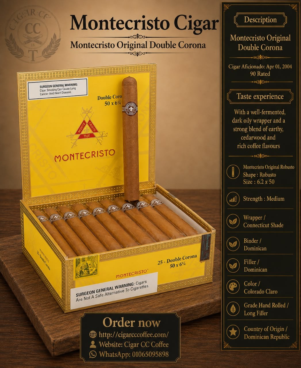 Montecristo Original Double Corona