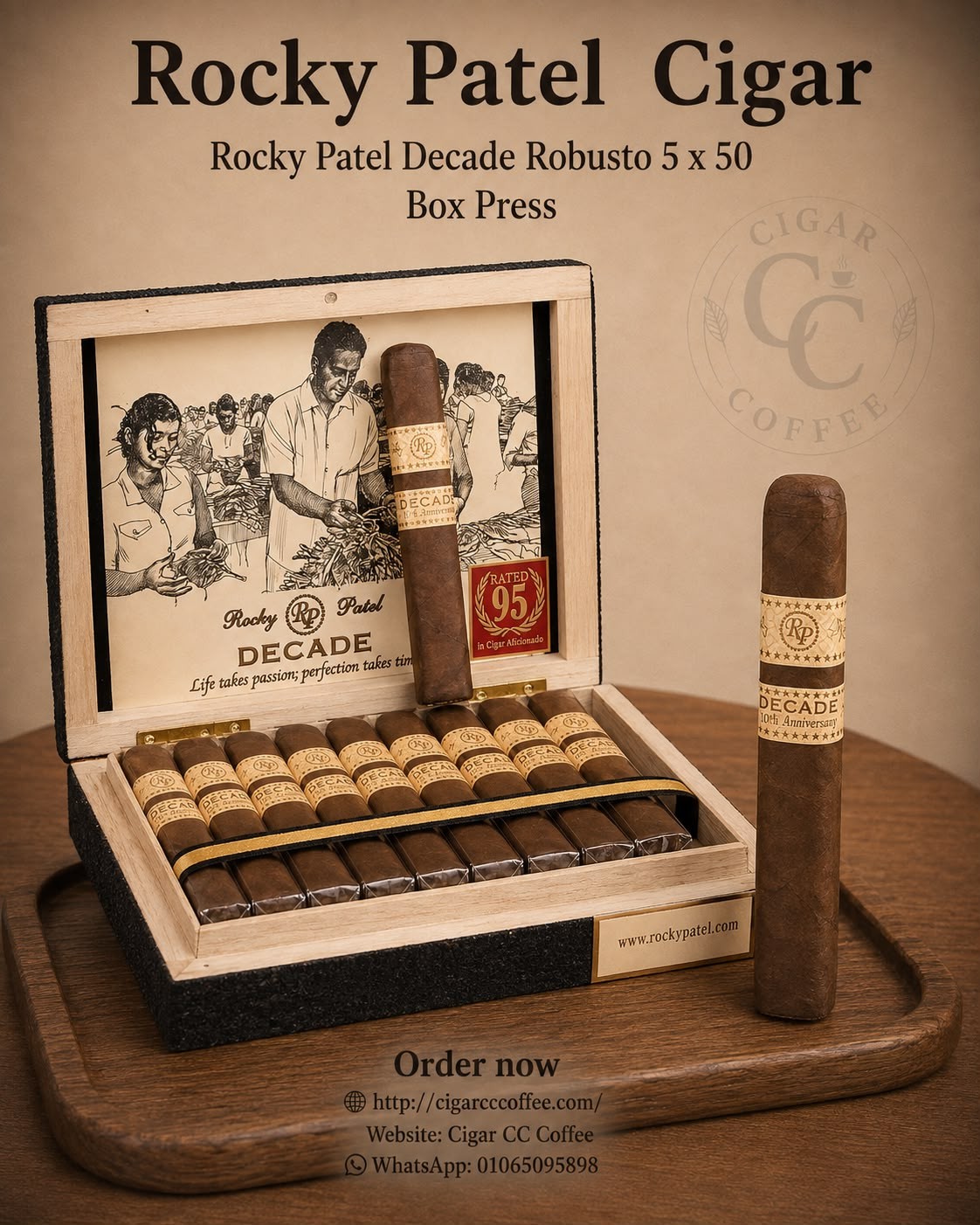 Rocky Patel Decade Robusto 5 x 50