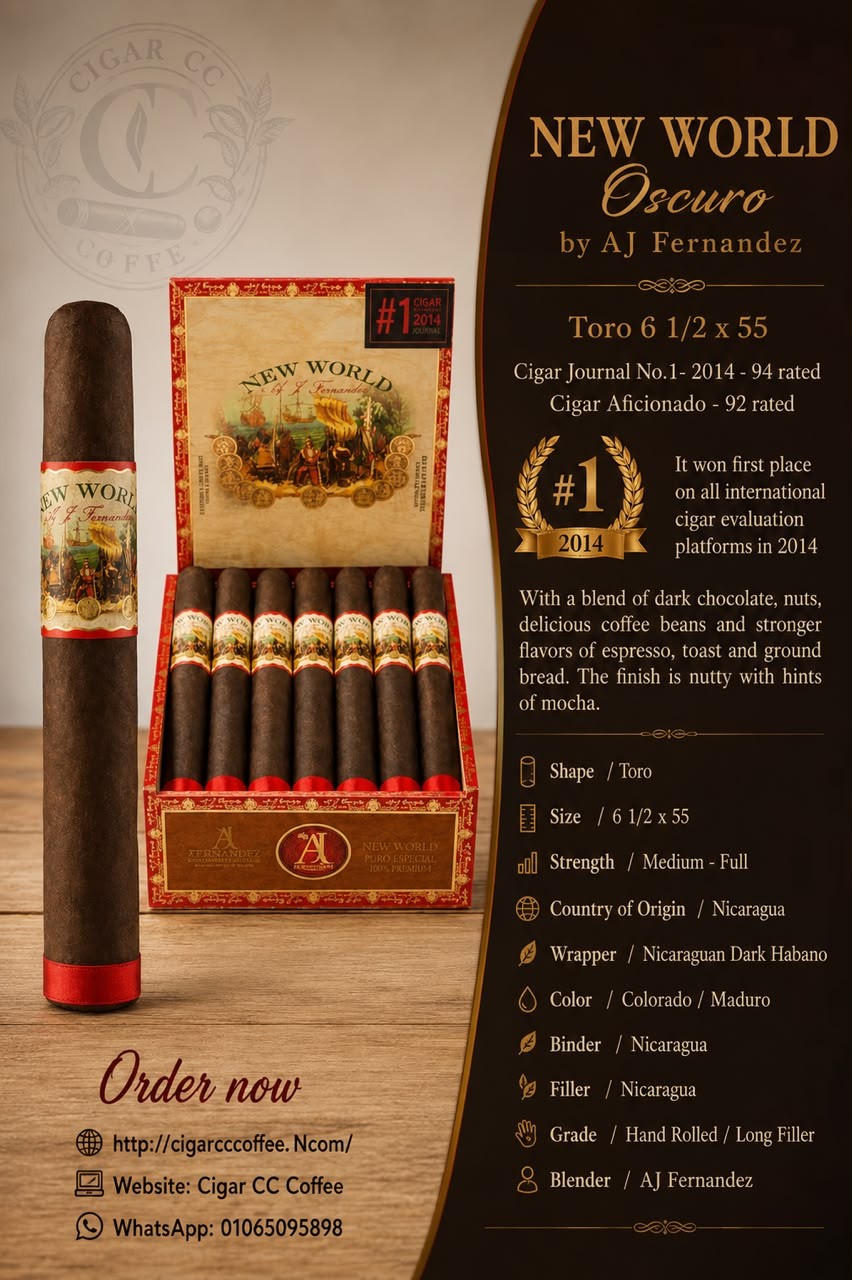 New World Oscuro by AJ Fernandez Toro 6 1/2 x 55