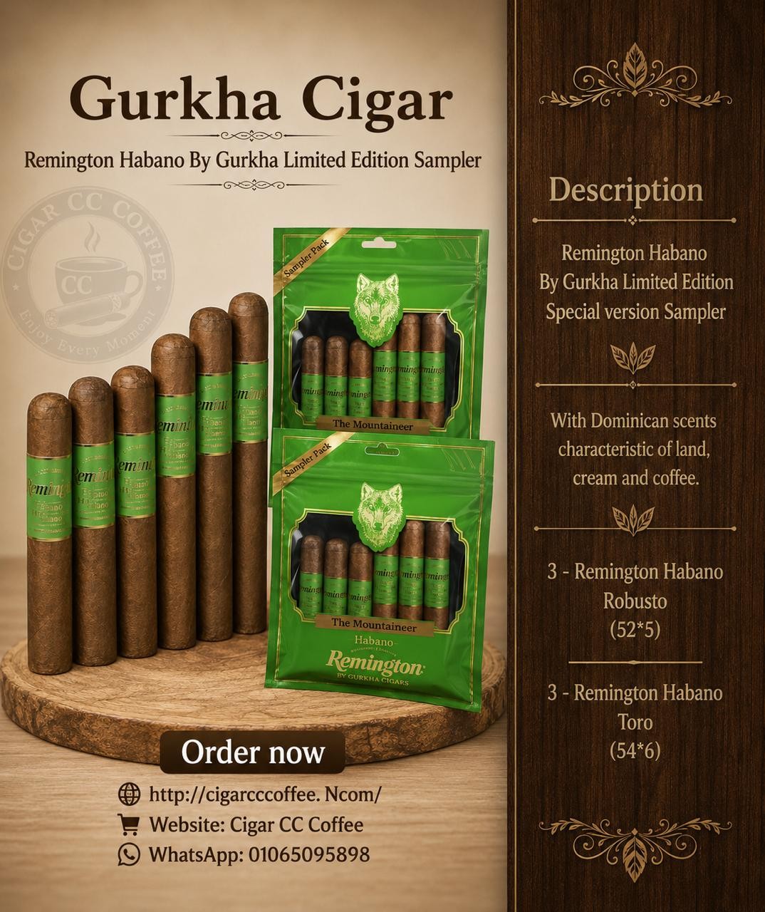 Remington Habano By Gurkha Limited Edition Sampler