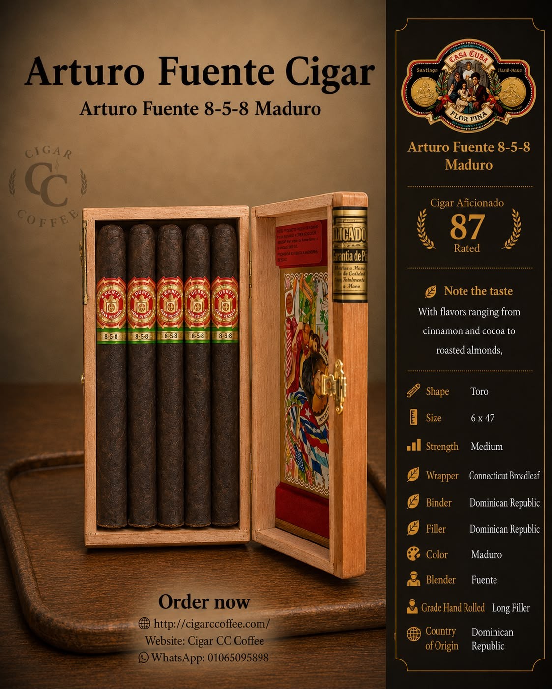 Arturo Fuente 8-5-8 Maduro