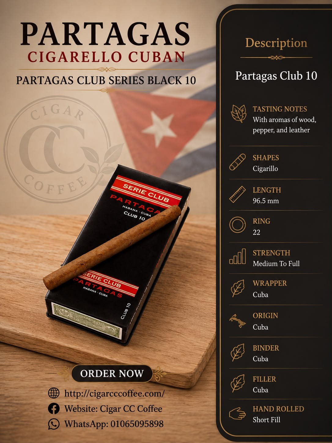 Partagas Serie Club 10 - Black