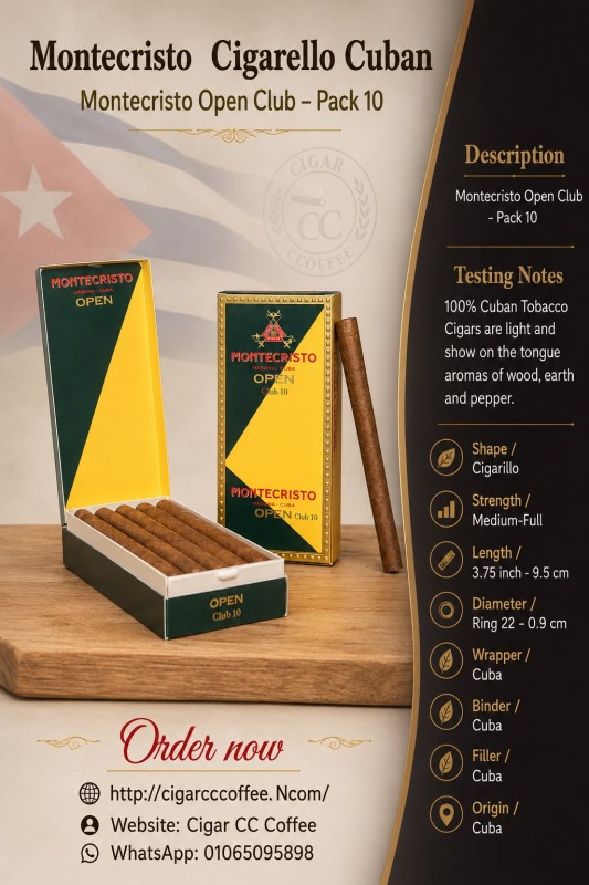 Montecristo Open Club - Pack 10