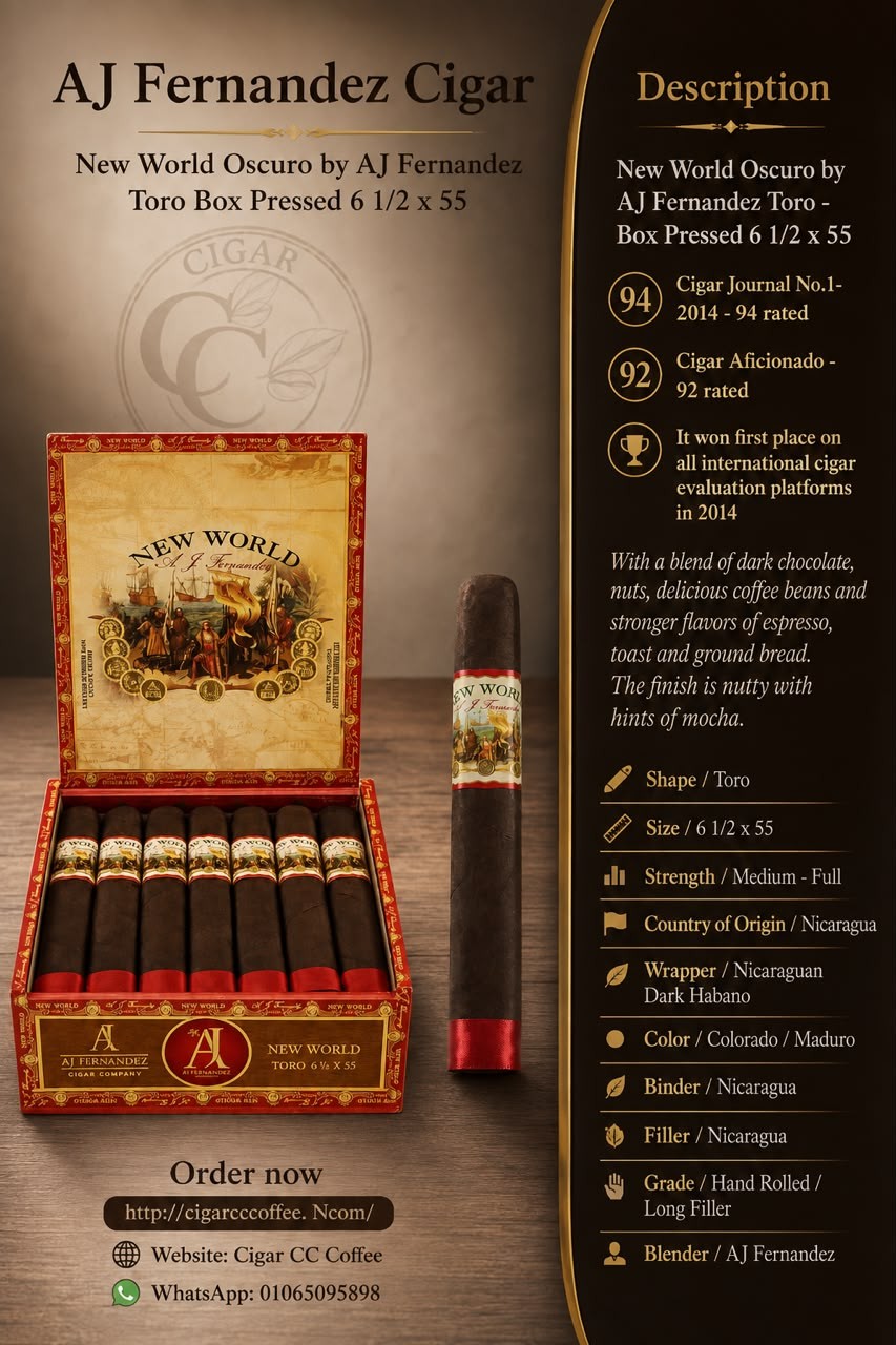 New World Oscuro by AJ Fernandez Toro Box Press