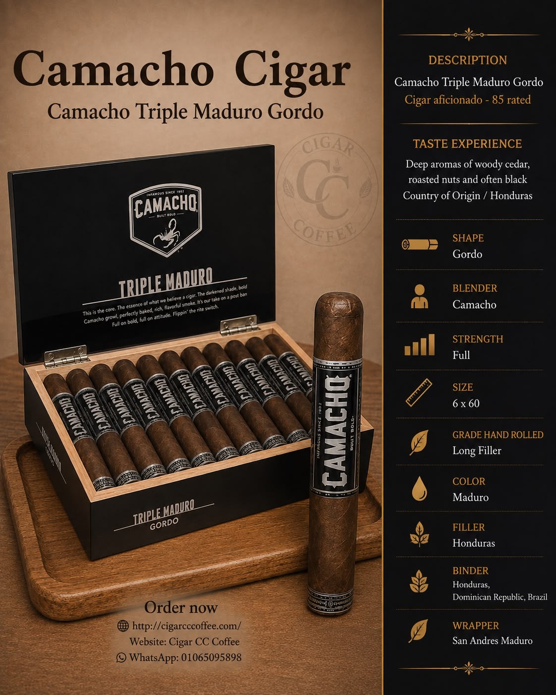 Camacho Triple Maduro Gordo