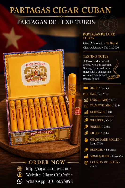 Partagas De Luxe Tubos