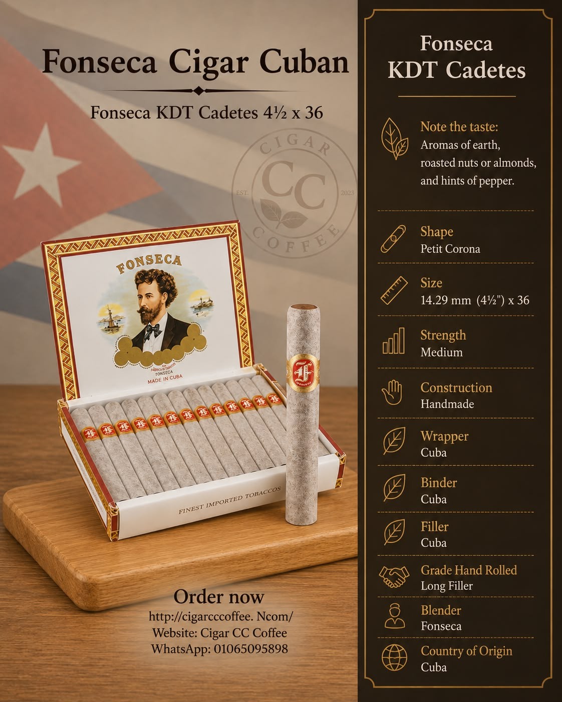 Fonseca KDT Cadetes  4½ x 36