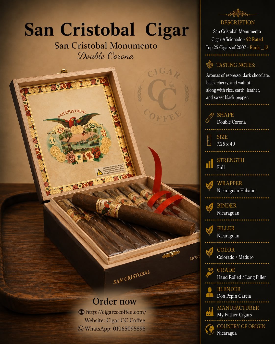 San Cristobal Monumento Double Corona