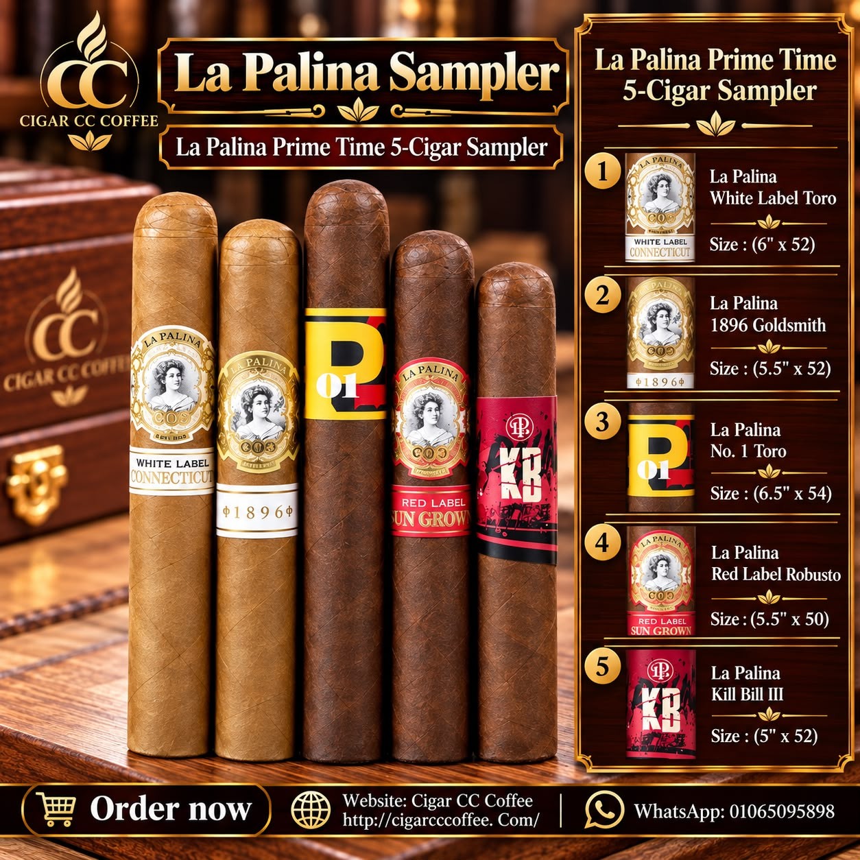 La Palina Prime Time 5-Cigar Sampler